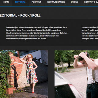 Präsentation einer Fotostrecke